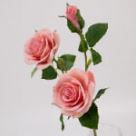 50cm Real-Touch 3 Heads Cappuccino Rose Spray