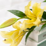 82cm Real-Touch 3 Heads Lily Spray