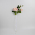 70cm Real-Touch 3 Heads Jasmine Rose Spray