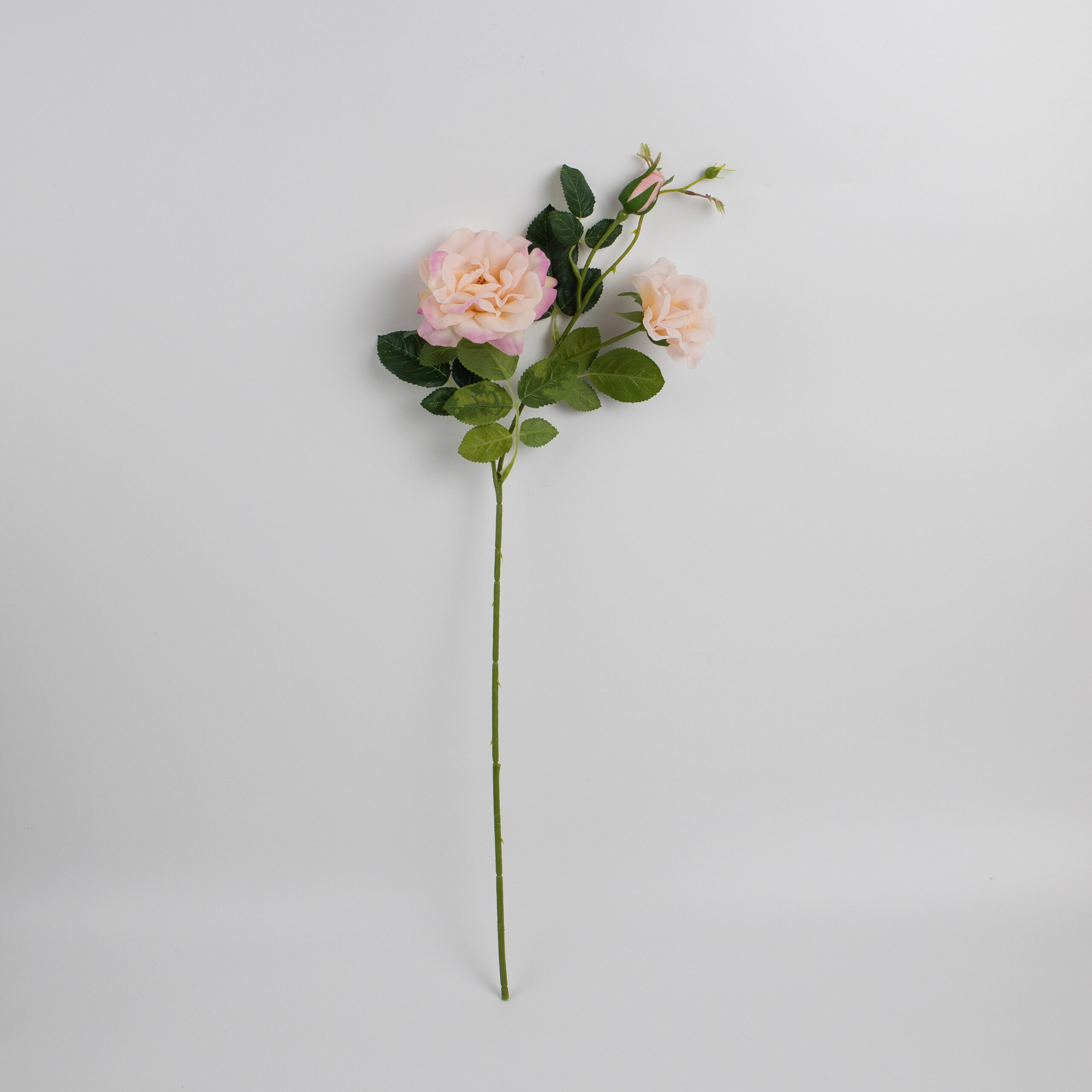 70cm Real-Touch 3 Heads Jasmine Rose Spray