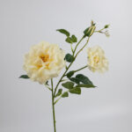 70cm Real-Touch 3 Heads Jasmine Rose Spray