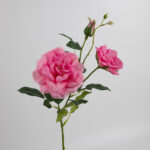 70cm Real-Touch 3 Heads Jasmine Rose Spray