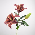 82cm Real-Touch 3 Heads Lily Spray