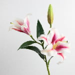 82cm Real-Touch 3 Heads Lily Spray
