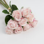 42cm Real-Touch 9 Heads Luna Rose Bundle