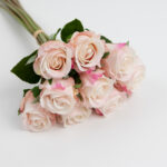 42cm Real-Touch 9 Heads Luna Rose Bundle