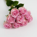 42cm Real-Touch 9 Heads Luna Rose Bundle