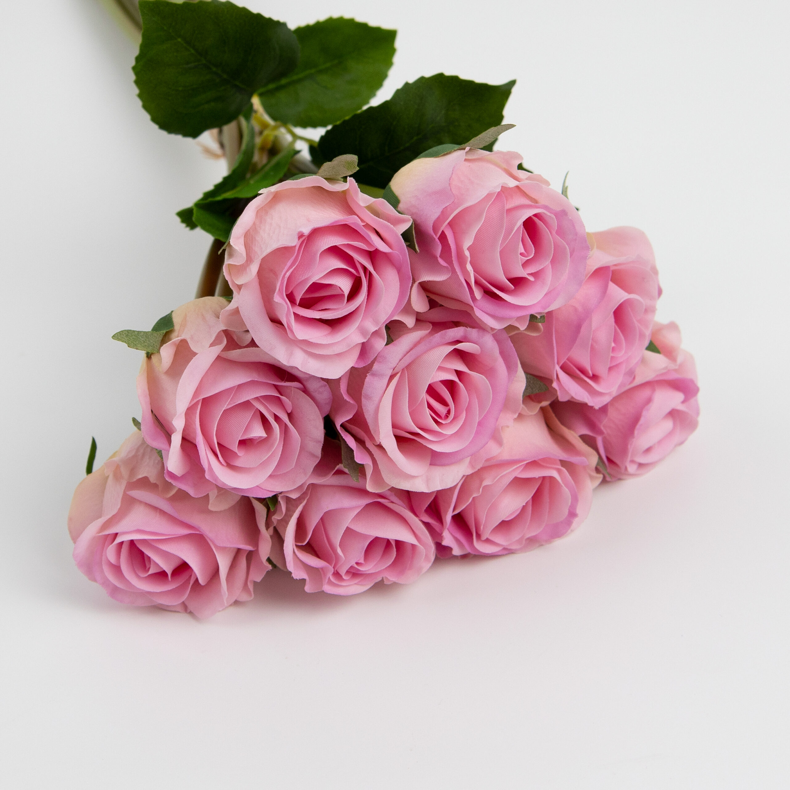 42cm Real-Touch 9 Heads Luna Rose Bundle