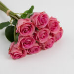 42cm Real-Touch 9 Heads Luna Rose Bundle