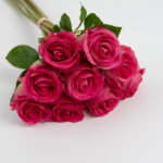 42cm Real-Touch 9 Heads Luna Rose Bundle