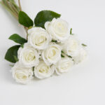 42cm Real-Touch 9 Heads Luna Rose Bundle