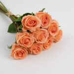 42cm Real-Touch 9 Heads Luna Rose Bundle