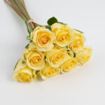 42cm Real-Touch 9 Heads Luna Rose Bundle