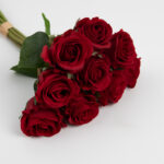 42cm Real-Touch 9 Heads Luna Rose Bundle