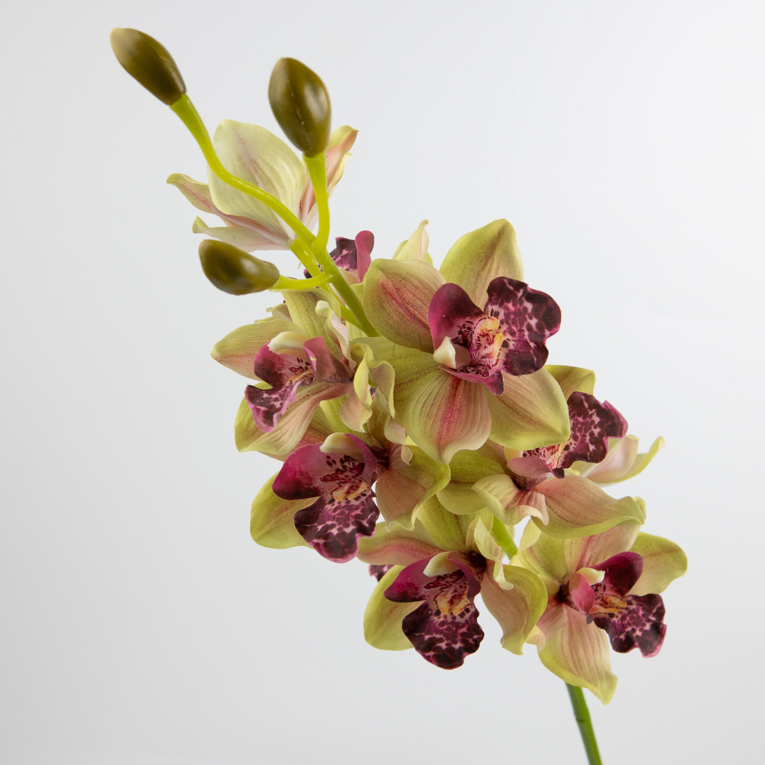 97cm Real-Touch 11 Heads Cymbidium Orchid Stem