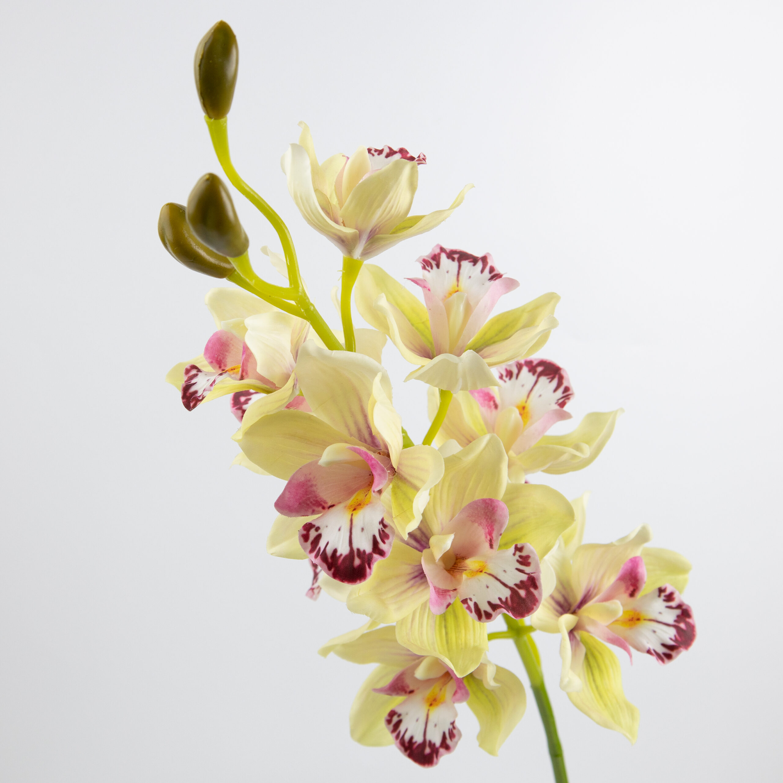 97cm Real-Touch 11 Heads Cymbidium Orchid Stem