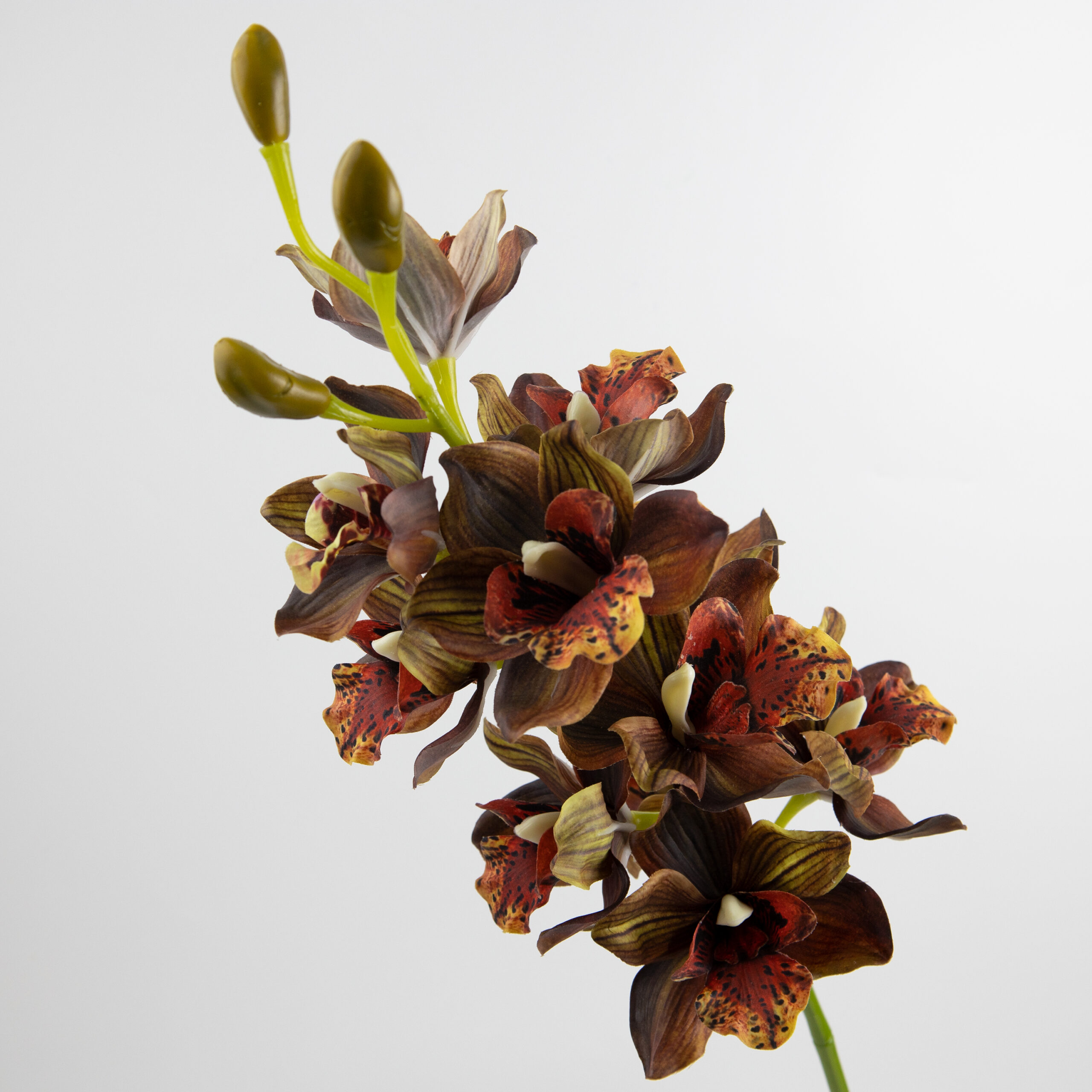 97cm Real-Touch 11 Heads Cymbidium Orchid Stem