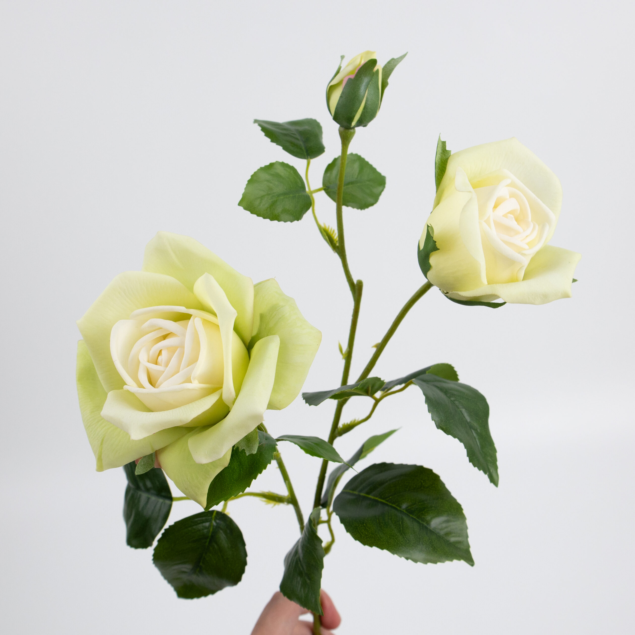 70cm Real-Touch 3 Heads Rose Spray